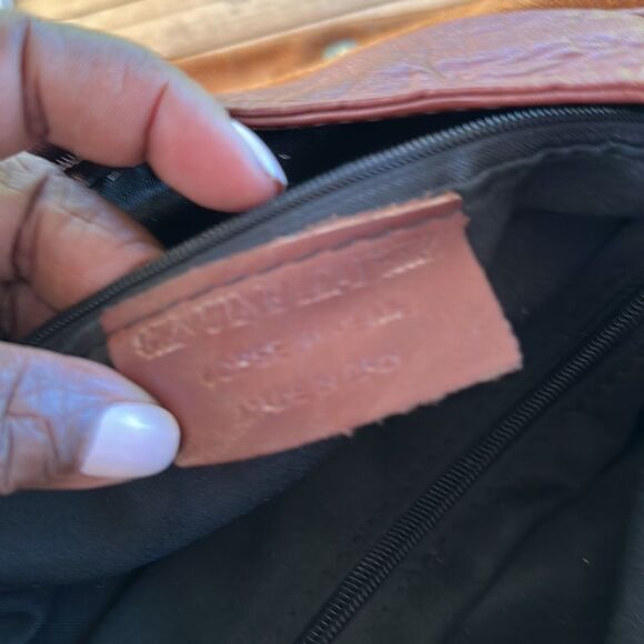 Borse In Pelle Leather Crossbody Bag - Picture 6 of 10